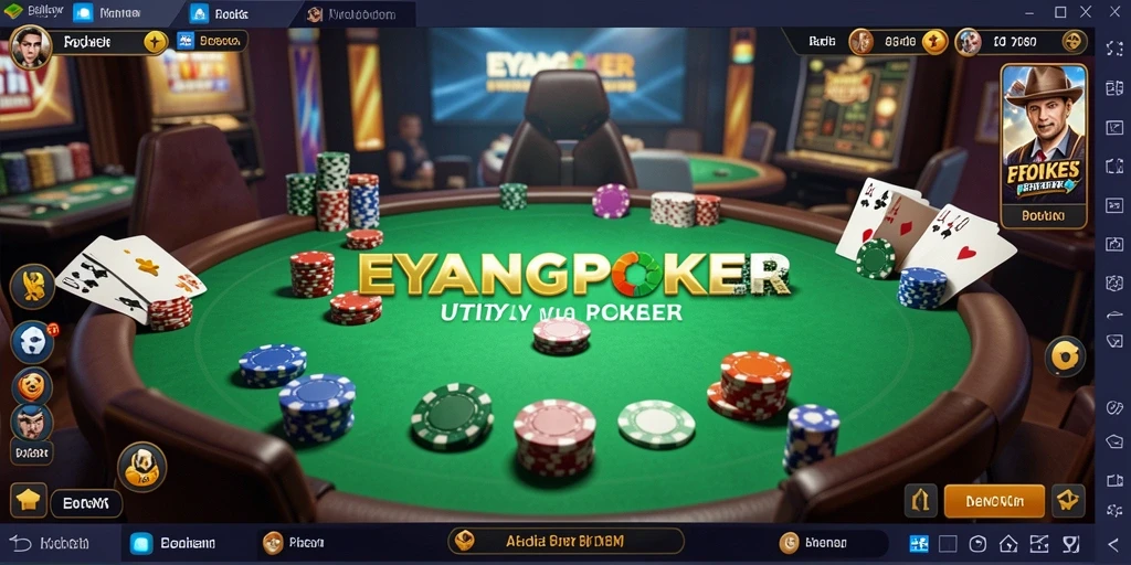 Tampilan gameplay EYANGPOKER yang menarik dan interaktif.