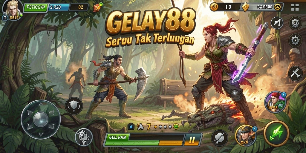 Gameplay menyenangkan dalam dunia petualangan yang luas.