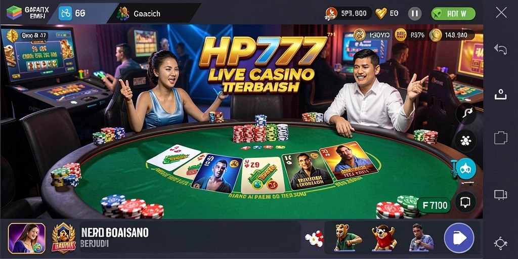 Gameplay Live Casino yang mendebarkan dengan dealer langsung dan interaksi nyata.