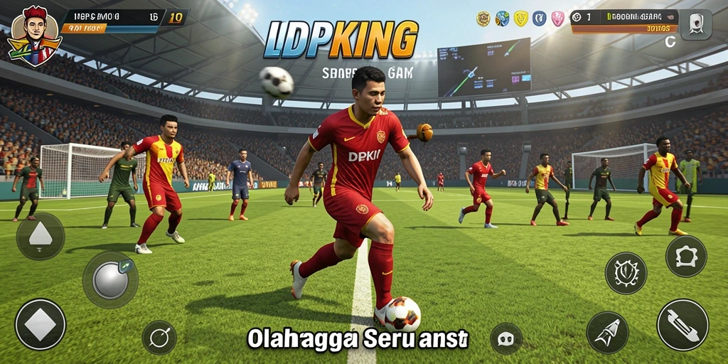 Tampilan menakjubkan dari gameplay IDPKING yang penuh aksi olahraga.