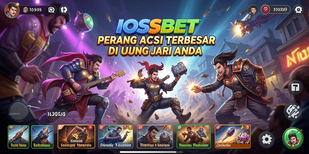 Tangkapan layar utama dari gameplay Action mendebarkan di IOSBET.