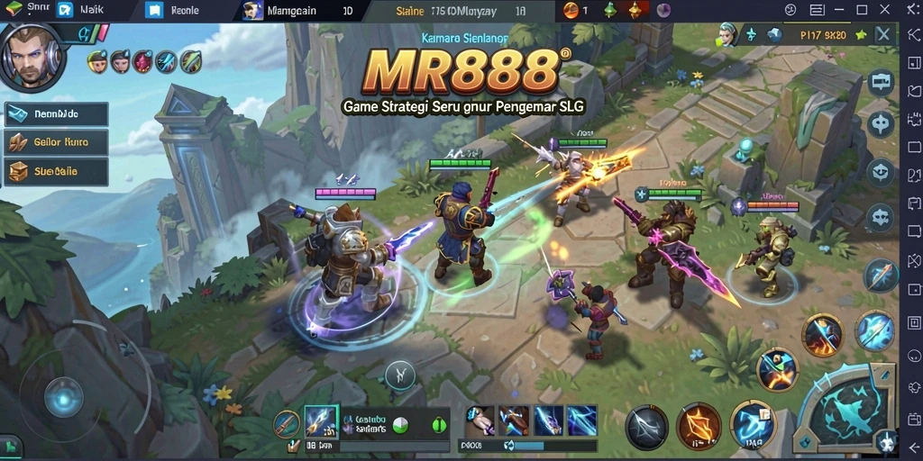 Tangkapan layar MR888 menampilkan aksi strategi seru dalam gameplay.