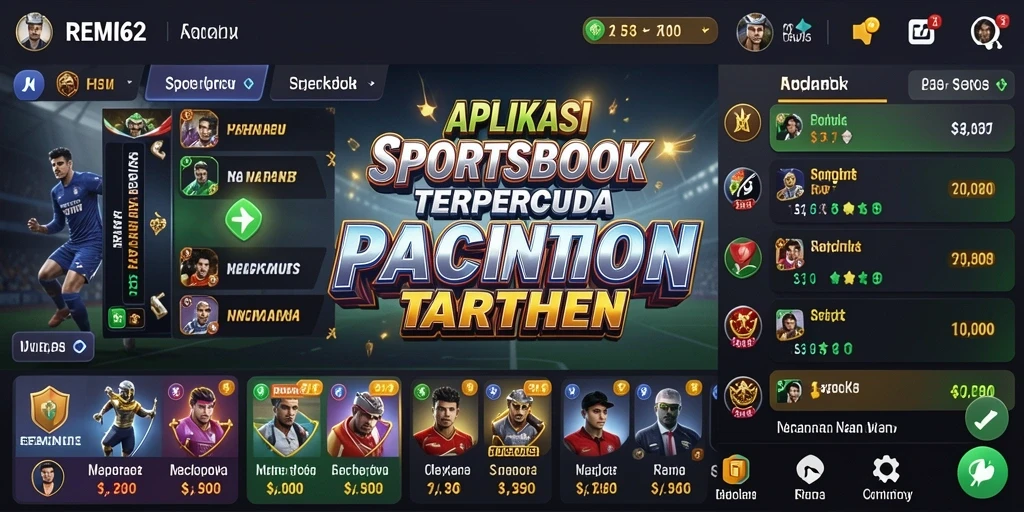 Screenshot REMI62 yang menunjukkan action seru dalam taruhan olahraga.