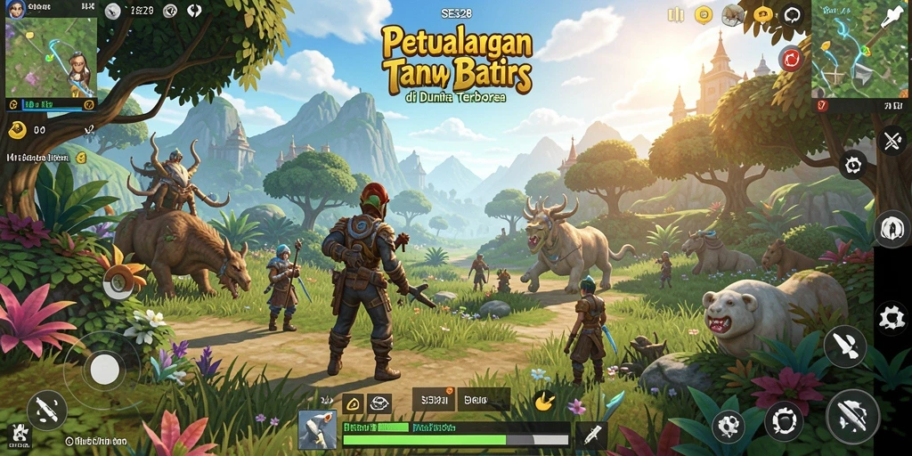 Tangkapan layar SE328 menampilkan gameplay Open World yang menakjubkan.