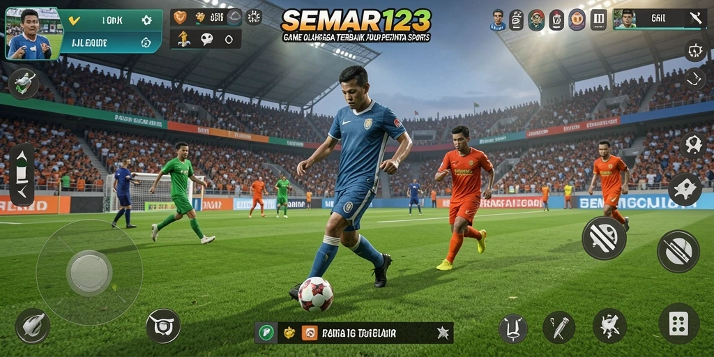Tampilan menarik dari gameplay olahraga di SEMAR123.