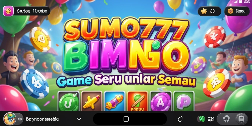 Tampilan gameplay menegangkan di SUMO777 dengan suasana Bingo yang seru.