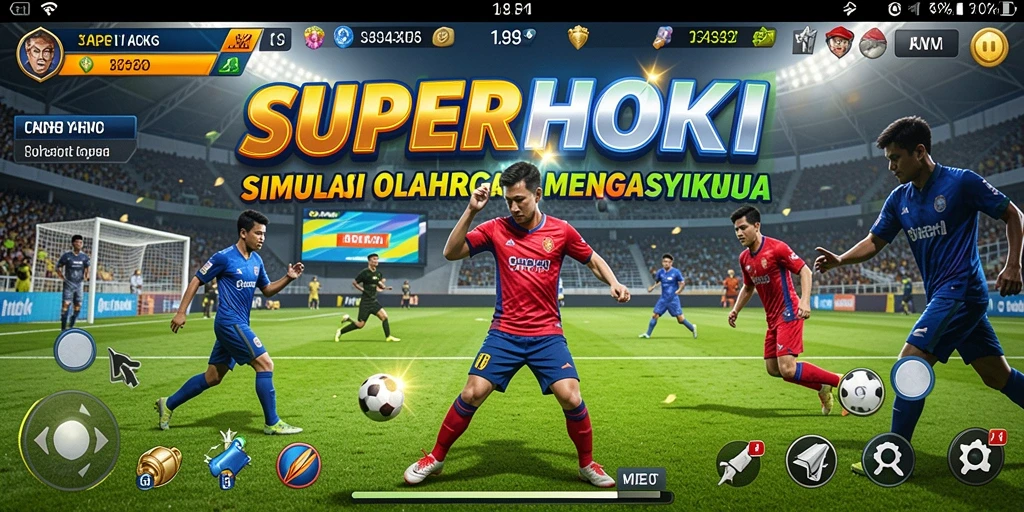 Tampilan gameplay interaktif dalam SUPERHOKI yang menegangkan.