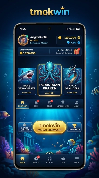 Screenshot aplikasi tmokwin dengan berbagai kategori aplikasi yang tersedia.